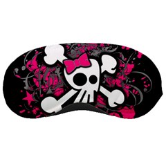 Girly Skull And Crossbones Sleeping Mask