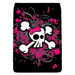 Girly Skull And Crossbones Removable Flap Cover (l) by ArtistRoseanneJones