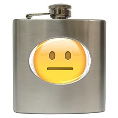 Neutral Face  Hip Flask by Bauble