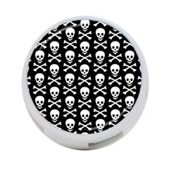 Skull And Crossbones Pattern 4-port Usb Hub (one Side) by ArtistRoseanneJones