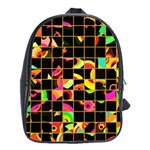 Pieces in squares School Bag (Large) Front