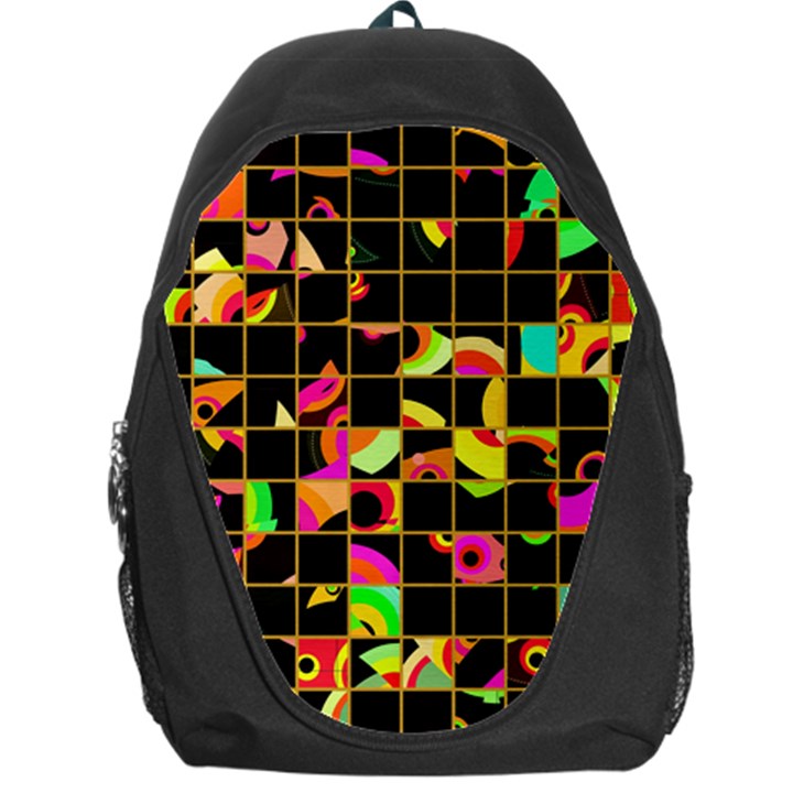 Pieces in squares Backpack Bag