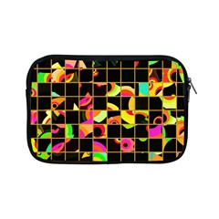 Pieces In Squares Apple Ipad Mini Zipper Case by LalyLauraFLM