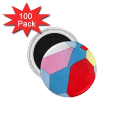 Colorful Pastel Shapes 1 75  Magnet (100 Pack)  by LalyLauraFLM