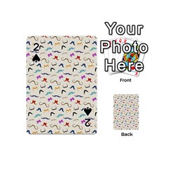 Mustaches Playing Cards 54 Designs (mini) by boho