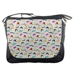 Mustaches Messenger Bag by boho