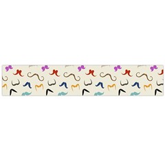 Mustaches Flano Scarf (large) by boho