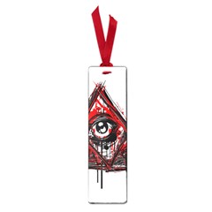 Red White Pyramids Small Bookmark