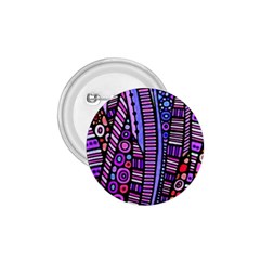 Stained Glass Tribal Pattern 1 75  Button by KirstenStar