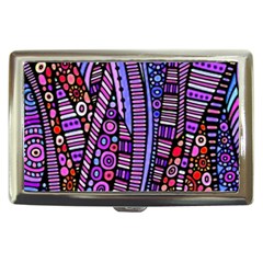 Stained Glass Tribal Pattern Cigarette Money Case by KirstenStar