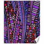 Stained glass tribal pattern Canvas 20  x 24  (Unframed) 19.57 x23.15  Canvas - 1