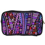 Stained glass tribal pattern Travel Toiletry Bag (Two Sides) Front