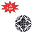 Doodle Cross  1  Mini Button (100 pack) Front