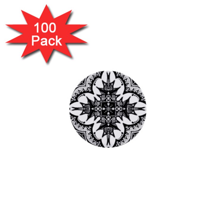 Doodle Cross  1  Mini Button (100 pack)