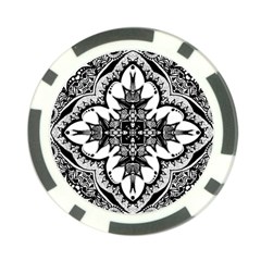 Doodle Cross  Poker Chip (10 Pack) by KirstenStar