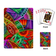 Happy Tribe Playing Cards Single Design by KirstenStar