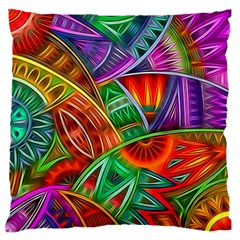 Happy Tribe Standard Flano Cushion Case (one Side) by KirstenStar