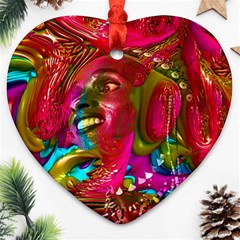 Music Festival Heart Ornament by icarusismartdesigns