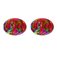 Music Festival Cufflinks (oval) by icarusismartdesigns