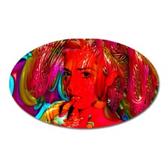 Mardi Gras Magnet (oval) by icarusismartdesigns