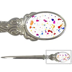 Multicolor Splatter Abstract Print Letter Opener by dflcprints