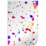 Multicolor Splatter Abstract Print Canvas 20  x 30  (Unframed) 19.62 x28.9  Canvas - 1