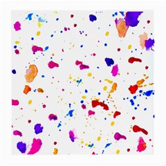 Multicolor Splatter Abstract Print Glasses Cloth (Medium)