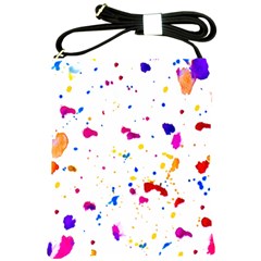 Multicolor Splatter Abstract Print Shoulder Sling Bag