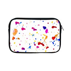 Multicolor Splatter Abstract Print Apple Ipad Mini Zippered Sleeve by dflcprints