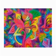 Colorful Floral Abstract Painting Glasses Cloth (small) by KirstenStar