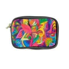 Colorful Floral Abstract Painting Coin Purse by KirstenStar