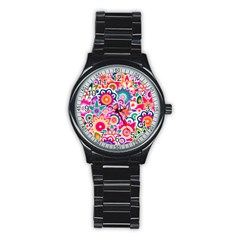 Eden s Garden Sport Metal Watch (black) by KirstenStar