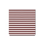 Marsala Stripes Magnet (Square) Front