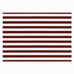 Marsala Stripes Glasses Cloth (large, Two Sided) by ElenaIndolfiStyle