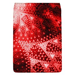 Red Fractal Lace Removable Flap Cover (l) by KirstenStar