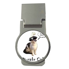 Pi-rate Cat Money Clip (round)