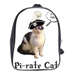 Pi-rate Cat School Bag (large) by brainchilddesigns