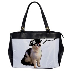 Pi-rate Cat Oversize Office Handbag (one Side) by brainchilddesigns