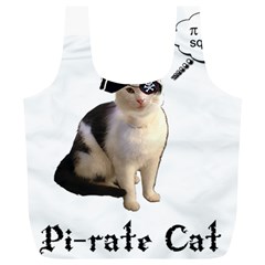 Pi-rate Cat Reusable Bag (xl) by brainchilddesigns