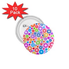 Candy Color s Circles 1 75  Button (10 Pack) by KirstenStar