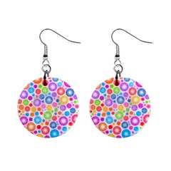 Candy Color s Circles Mini Button Earrings by KirstenStar