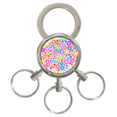 Candy Color s Circles 3-ring Key Chain by KirstenStar