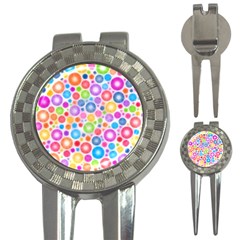 Candy Color s Circles Golf Pitchfork & Ball Marker by KirstenStar