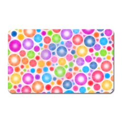 Candy Color s Circles Magnet (rectangular) by KirstenStar