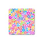 Candy Color s Circles Magnet (Square) Front