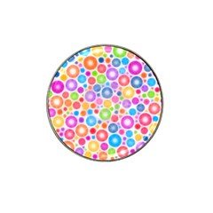 Candy Color s Circles Golf Ball Marker 10 Pack (for Hat Clip) by KirstenStar