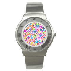 Candy Color s Circles Stainless Steel Watch (slim) by KirstenStar