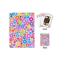 Candy Color s Circles Playing Cards (mini) by KirstenStar