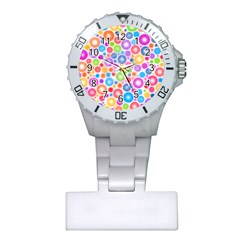 Candy Color s Circles Nurses Watch by KirstenStar