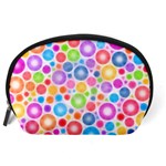 Candy Color s Circles Accessory Pouch (Large) Back